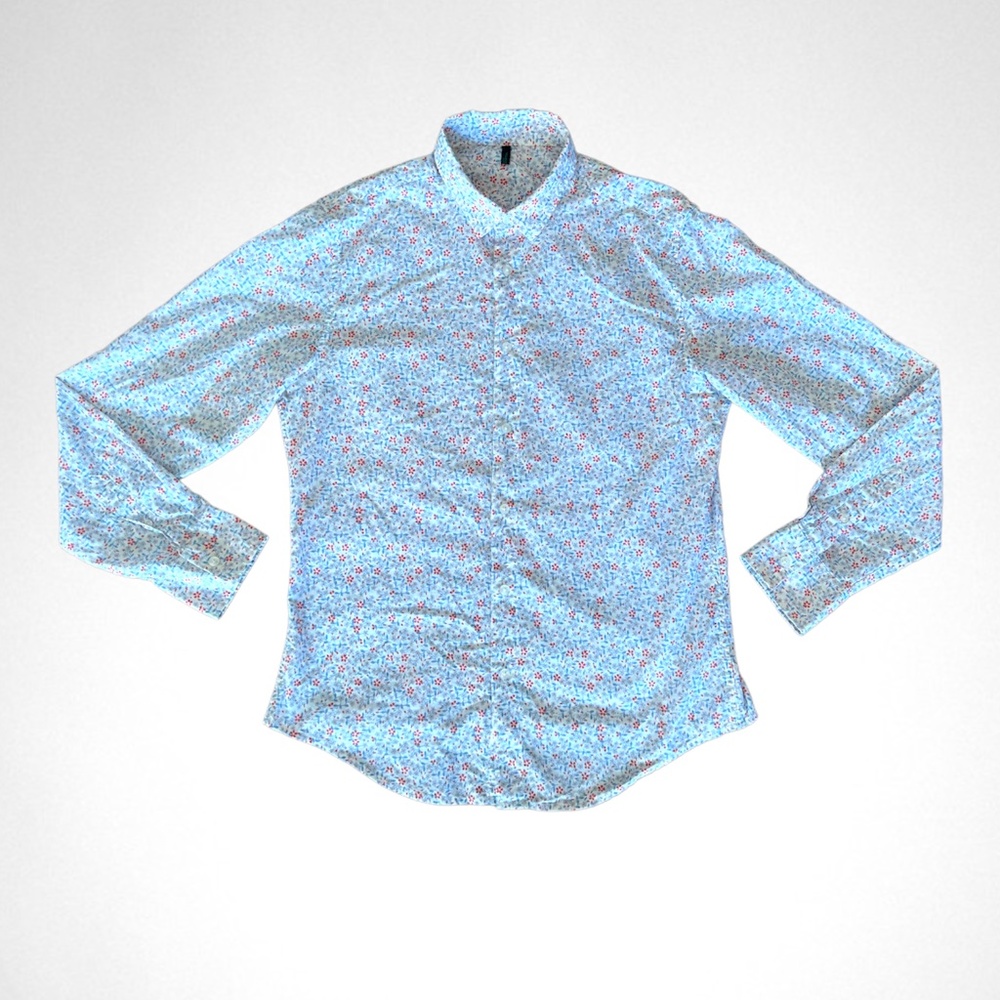 Benetton Floral Button Down - Picture 3 of 3